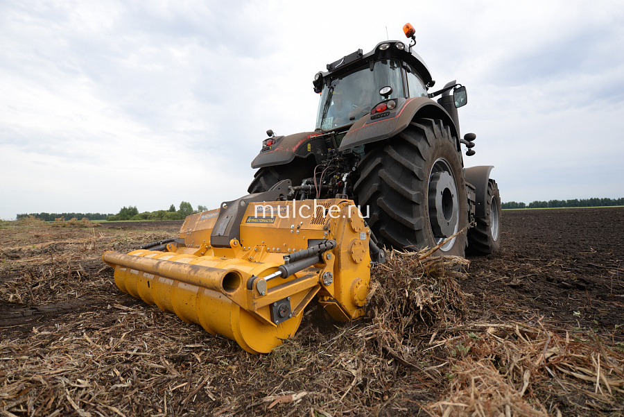 Massey Ferguson 8737 с MeriCrusher MJS-241 STG